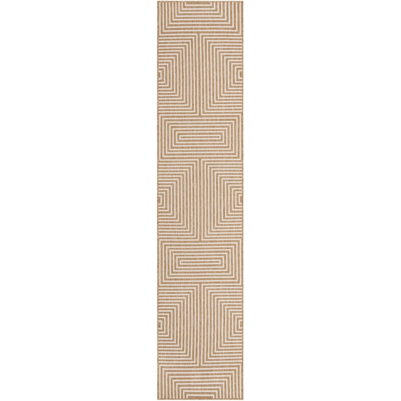 Tapis contemporain Nykeia, Tapis de couloir 2 pi 7 po x 12 pi