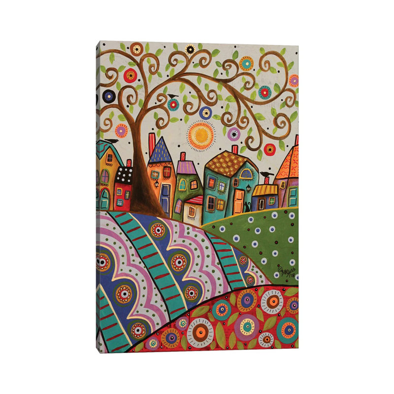 Amusing Landscape 1 Piece Wrapped Canvas Painting, 66.04cm H x 45.72cm W x 1.905cm D
