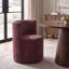Ensemble table et chaises de salle à manger extensibles de 47 à 83 pouces avec chaises rembourrées et roulettes dissimulées-606159270-606159274