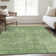 Premium Machine Washable Prisco Green Rug