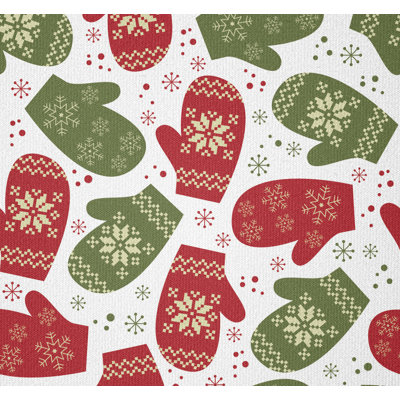 Samiyah Snowflakes and Nordic Roses Multi-Purpose Fabric