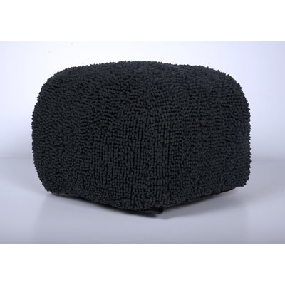 Spongy Microfiber Square Pouf