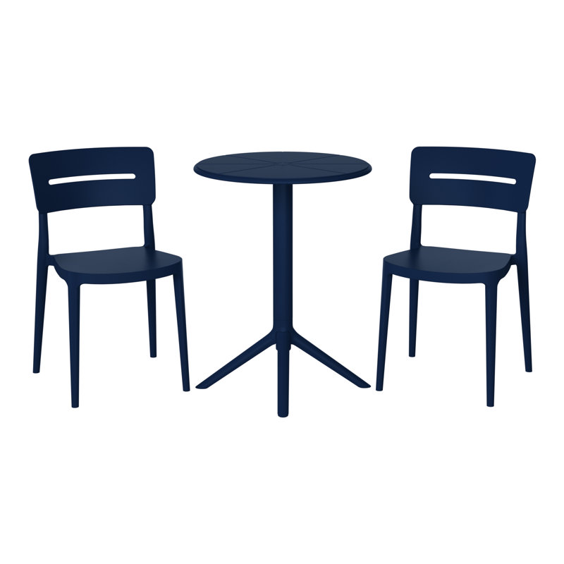 Ensemble repas extérieur 2 personnes, Marine