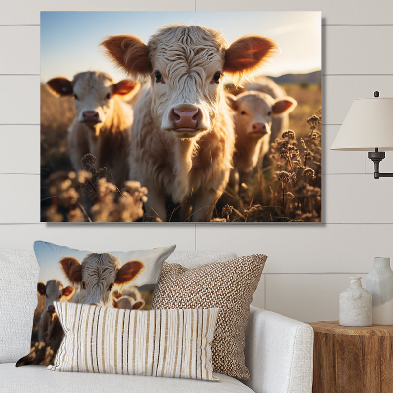 Bouvier de la famille II - impression, H 16 po x l 32 po x P 1 po, Toile tendue