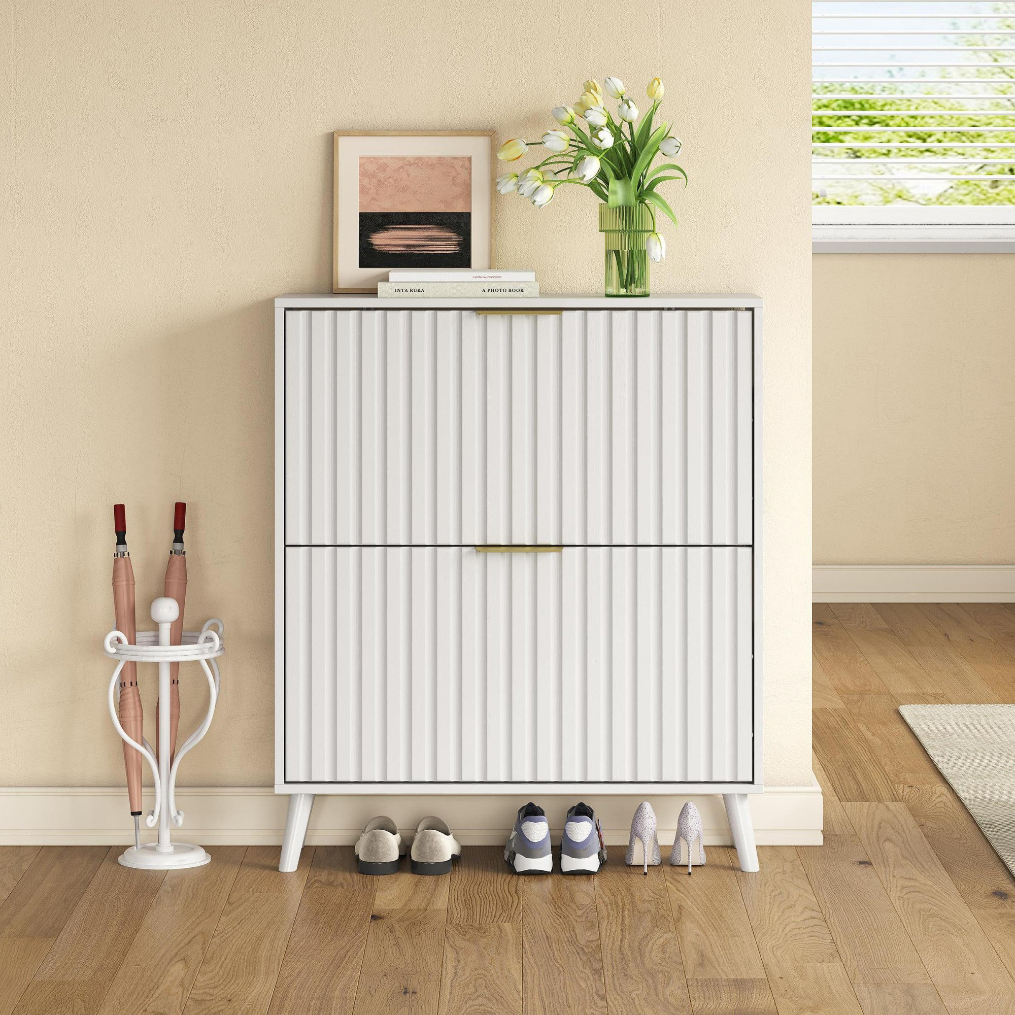 Image showcasing One Allium Way Efficient Tipping Bucket Storage Organizer, Space-Saving ...