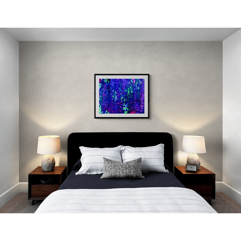 English Flowers Print by Drew Gaffney, 30" H x 24" W, Black Framed Paper