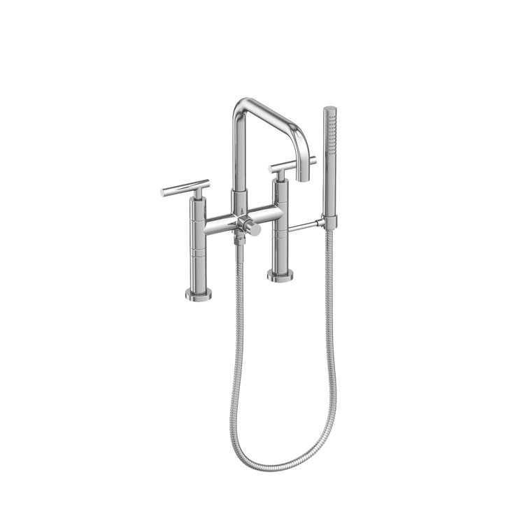Exposed Tub & Hand Shower Set - Deck Mount