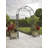 Larson 214cm W x 50cm D Metal Arbour in Black