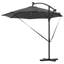 Umbrella with LED Strip Lights Polyester and Aluminium Outdoor Parasol-1633500814-1633500824