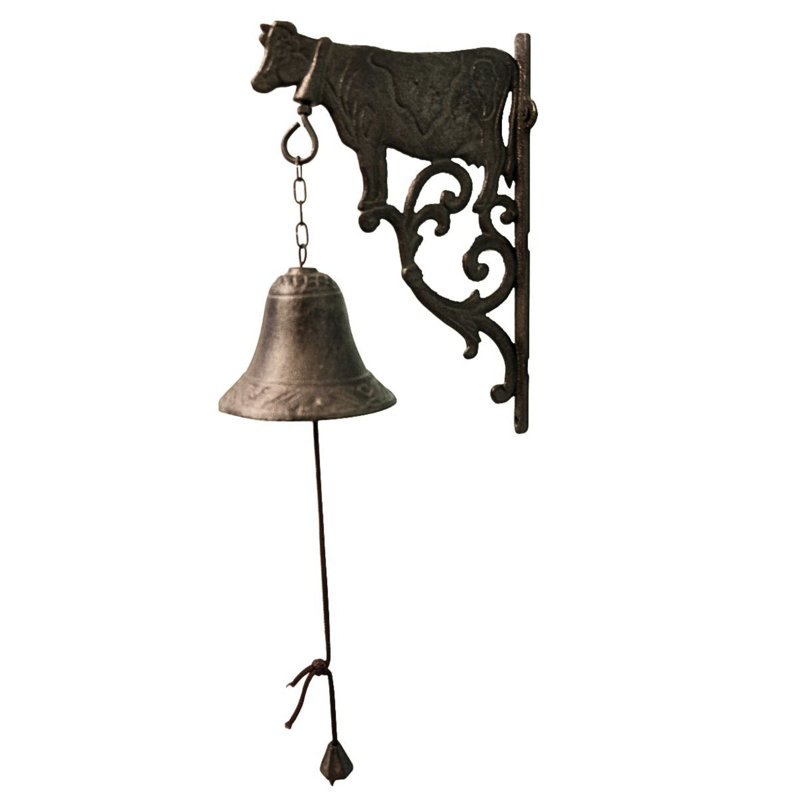 Cloche en fer forgé rustique