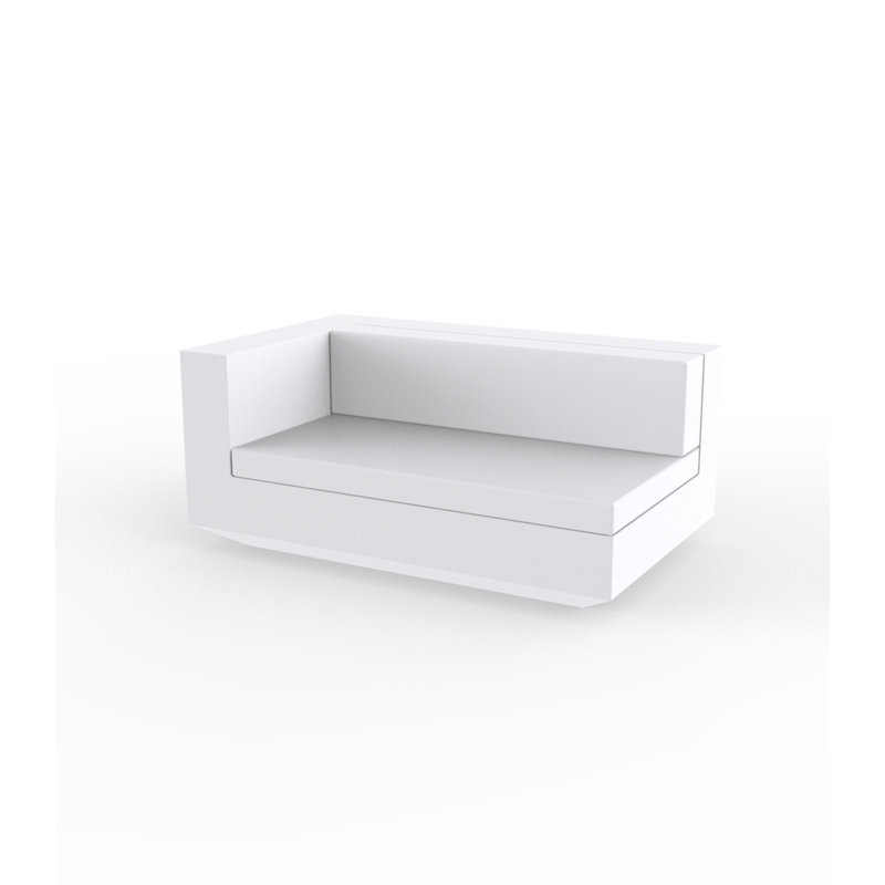 Vela - Canapé modulaire XL - Basic, Faisant face à la droite, Blanc