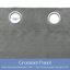 Paire de rideaux occultant 100% coton brossé avec œillets (2 panneaux)-100943804-100943795