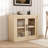 Sideboard Buffet Cabinet, with 2 Glass Doors, 35.4 in, Mid-Century Modern, for Living Room, Kitchen, Hallway