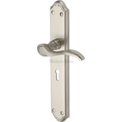Heritage Brass Heritage Door Handle Lever Lock Verona Design