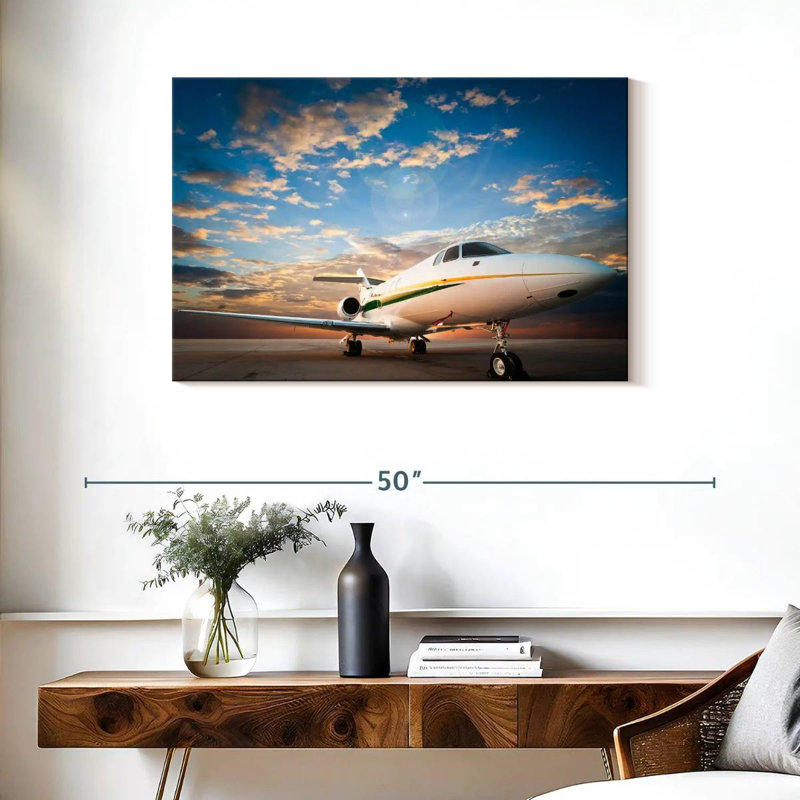 Mehar Dramatic Sky Jet, 24" H x 36" W