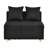 Convertible Sleeper Sofa Chair Adjustable Backrest Recliner With Pullout Sofa Bed With Wheels, Modern Linen Fabric For Living Room For Tight Spaces-335820686