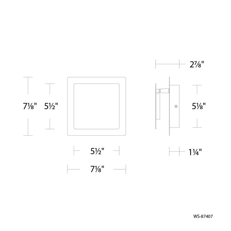 Greet LED Wall Sconce, White, 4000