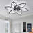 Ceiling Fan with Lights,Low Profile Ceiling Fan with Lights,Modern Dimmable Ceiling Light Fan-93885084
