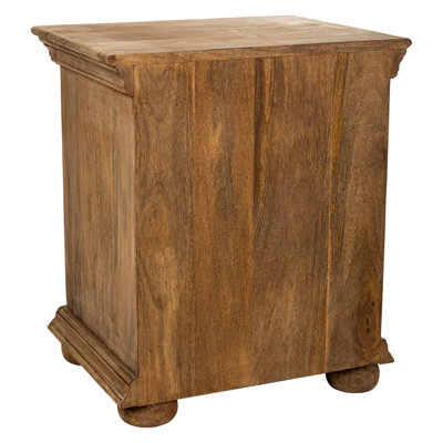 Arvenita 50cm W Solid Wood Bedside Table
