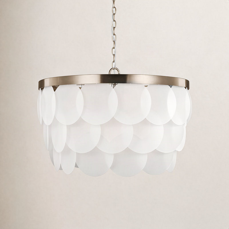 Lustre étagé unique à 8 lumières Ainsley, Non, Bronze satiné, Pas Energy Star