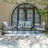 Metal 2-Person Patio Furniture Set, Outdoor Seating Group with Thick Cushions, Loveseat, Side Table-104699498