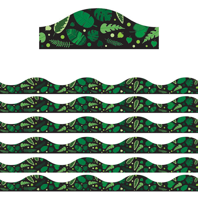 Bordure magnétique festonnée