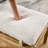Modern Ottoman Footrest, 19-Inch Upholstered Padded Ottoman, Wooden Entryway Bench With Removable Cushion, Extra Seating For Living Room Bedroom-1066442742