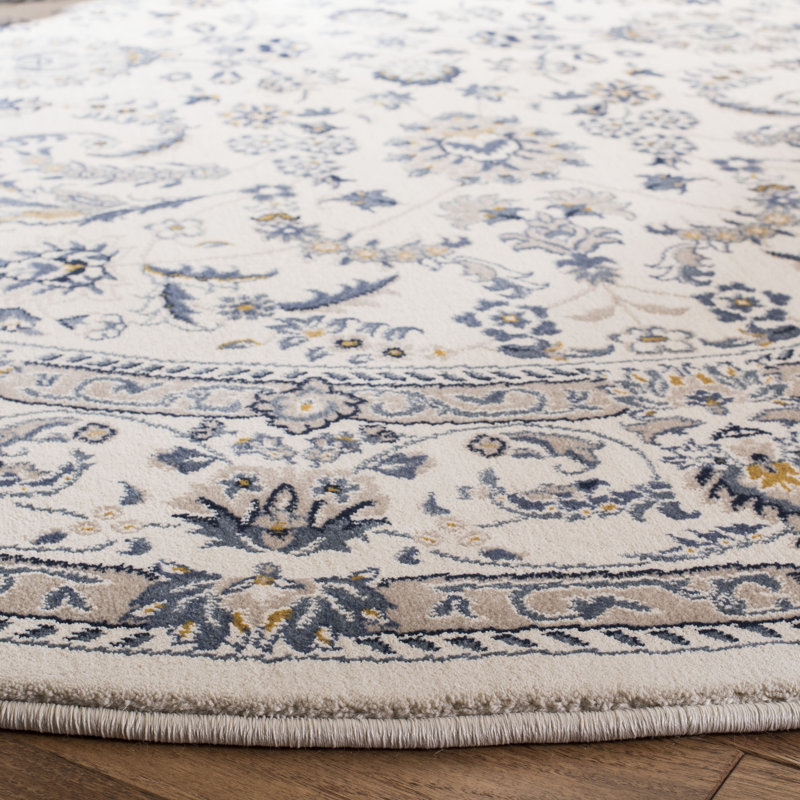Clarette Serenity Performance Oriental Rug, Round 6'7"