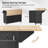 51" Fluted Kitchen Island with Drop Leaf, Farmhouse Accent Kitchen Island on Wheels with Internal Storage Rack, Rolling Kitchen Cart with Towel Rack for Kitchen, Dining Room-129764691