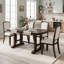 Ensemble de table de salle à manger cinq pièces avec quatre chaises rembourrées-2093742438