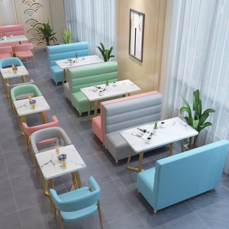 Banc rembourré en similicuir Simple Leisure, Vert clair