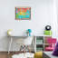 «Asian Animal Map», art mural encadré sur toile flottante par Marley Ungaro-827048700-827048703