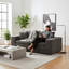 Canapé modulaire rembourré en chenille Modern