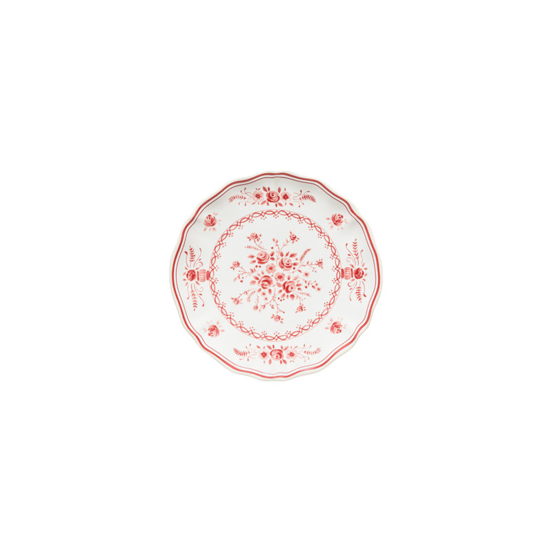 Assiettes à apéritif de la marque, Blanc /Rouge