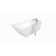 Hannah 67'' x 32'' Freestanding Soaking Acrylic Bathtub with Faucet