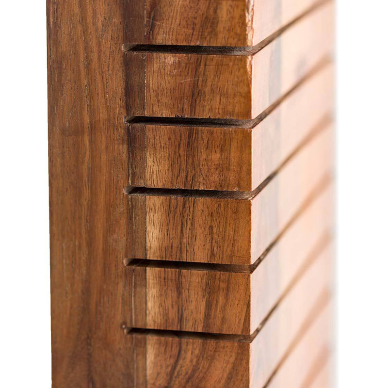 Acacia Wood Horizontal 8-Knife Block