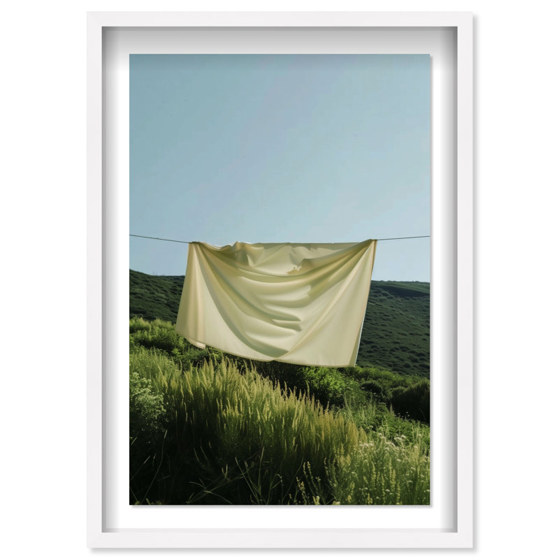 Floating Cotton I Print by Oliver Gal, 37.5"H x 25.5"W, White Shadowbox