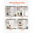 Sliding Barn Door with Hardware Kit, 32" x 84", MDF, H-Frame