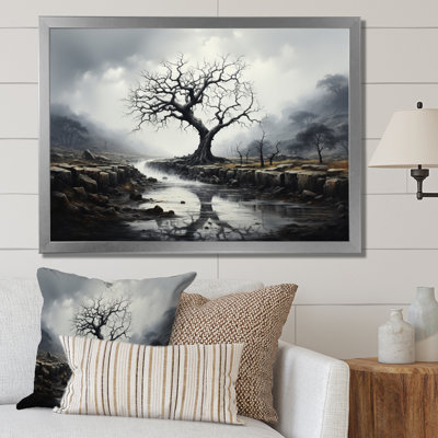" Grey Tree Monochrome Mystique "