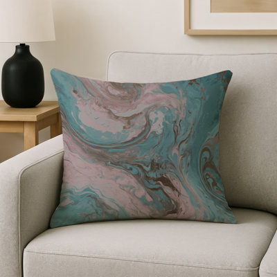Coussin décoratif intérieur / extérieur bleu Modern Modern