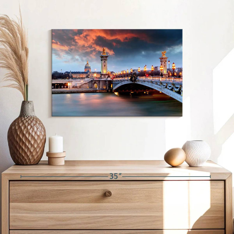 Lilie Pont Alexandre III, 16" H x 24" W