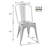 Lilian 18.1'' H Metal Stacking Side Chair-473255056