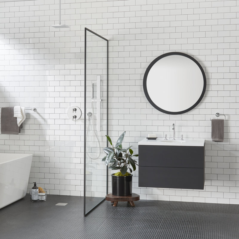 Tête de douche entièrement réglable Studio S 2,5 GPM, Chrome poli
