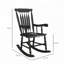 Chaise berçante d'extérieur en bois-579265086