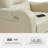 Triple Motor Rocker Power Recliner with Power Headrest & Extended Footrest, Infinite Position, Faux Leather-1392779876