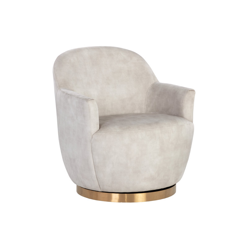 FAUTEUIL PIVOTANT - NONO CRème