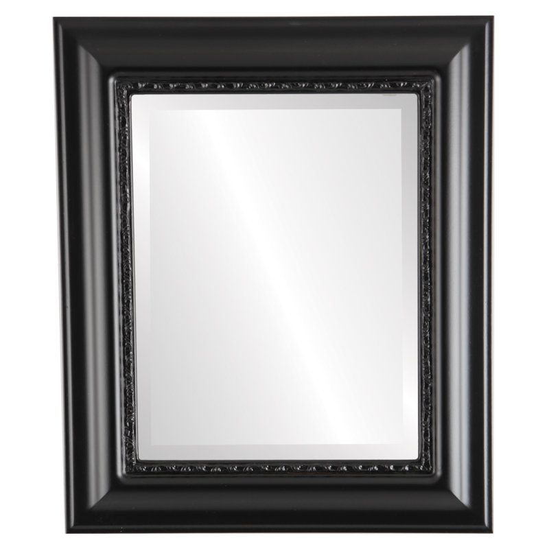 Winchelsea Rectangle Mirror, 35" x 29", Matte Black