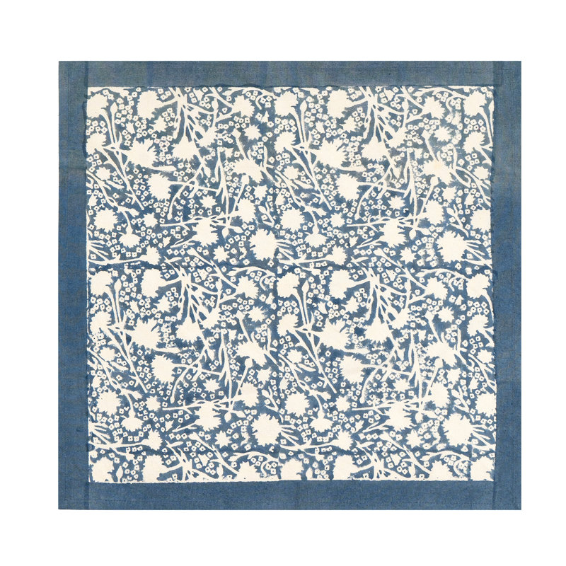 Meadows 100% Cotton Square Napkins, Blue