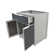 Blue Sky Outdoor Living 60'' 2 Piece Combo Modular Outdoor Kitchen