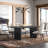 Asfiya Solid Wood Base Dining Table